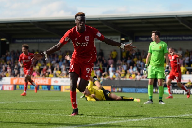 Tammy Abraham has been enjoying his time on loan at Bristol City already