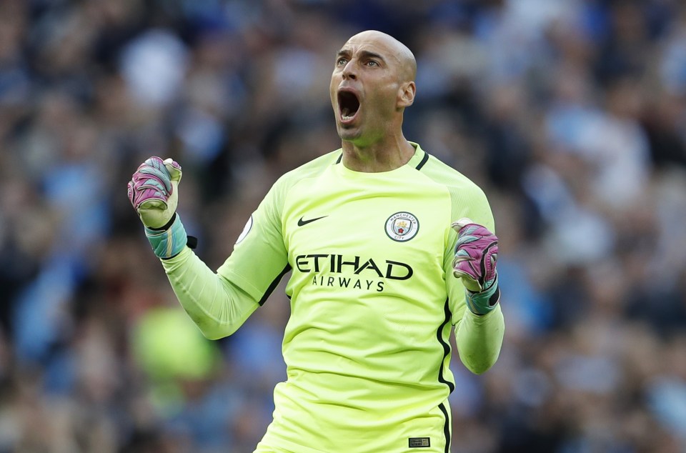  Willy Caballero hailed the new Manchester City defender as a 'f****** player'