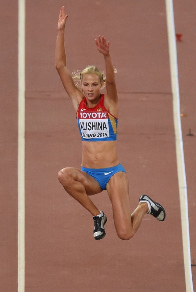  Klishina is two-time European indoor champion and has modelling career