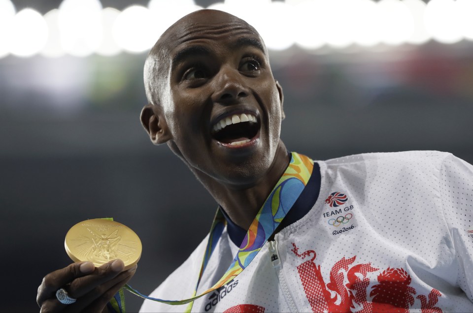  Mo Farah at the age of 33 is still winning Olympic golds