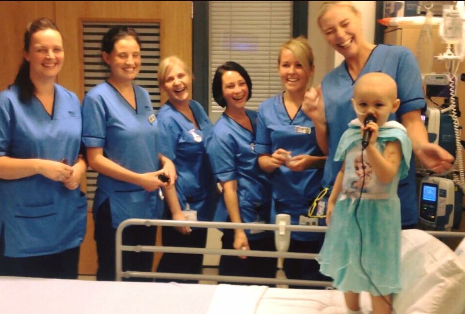  Heartwarming footage of little Millie McColl, then just three, singing the Disney tune with nurses won the admiration of thousands last year.