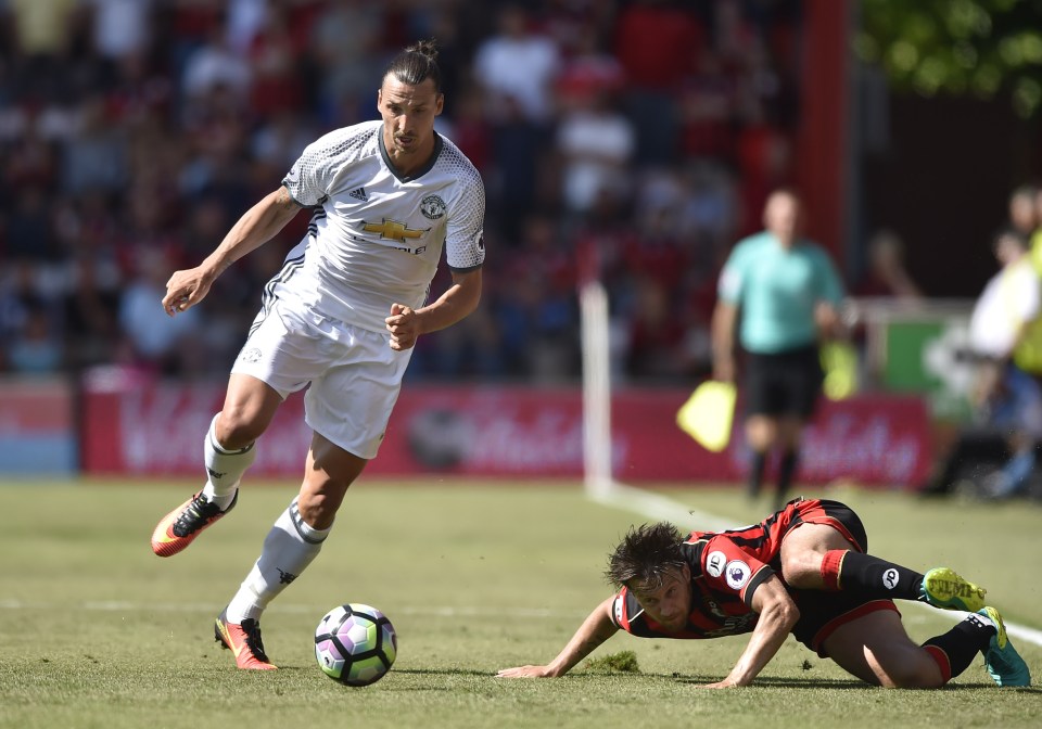  Zlatan Ibrahimovic's Man United put Bournemouth to the sword on Sunday