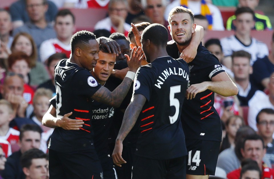  Liverpool topped Ian Wright's Arsenal in the biggest match of the weekend