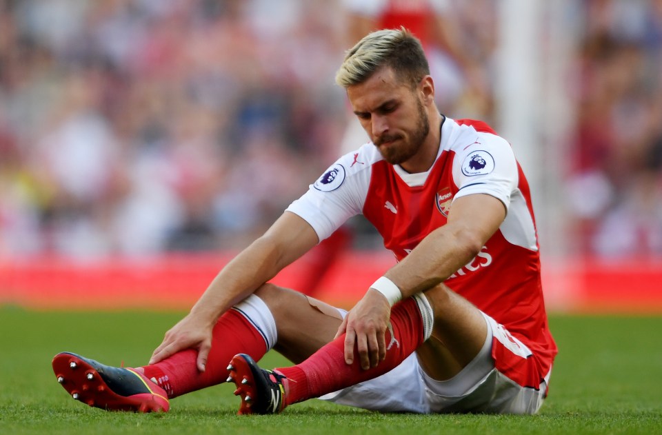  Ramsey has already missed a month after injuring his hamstring against Liverpool