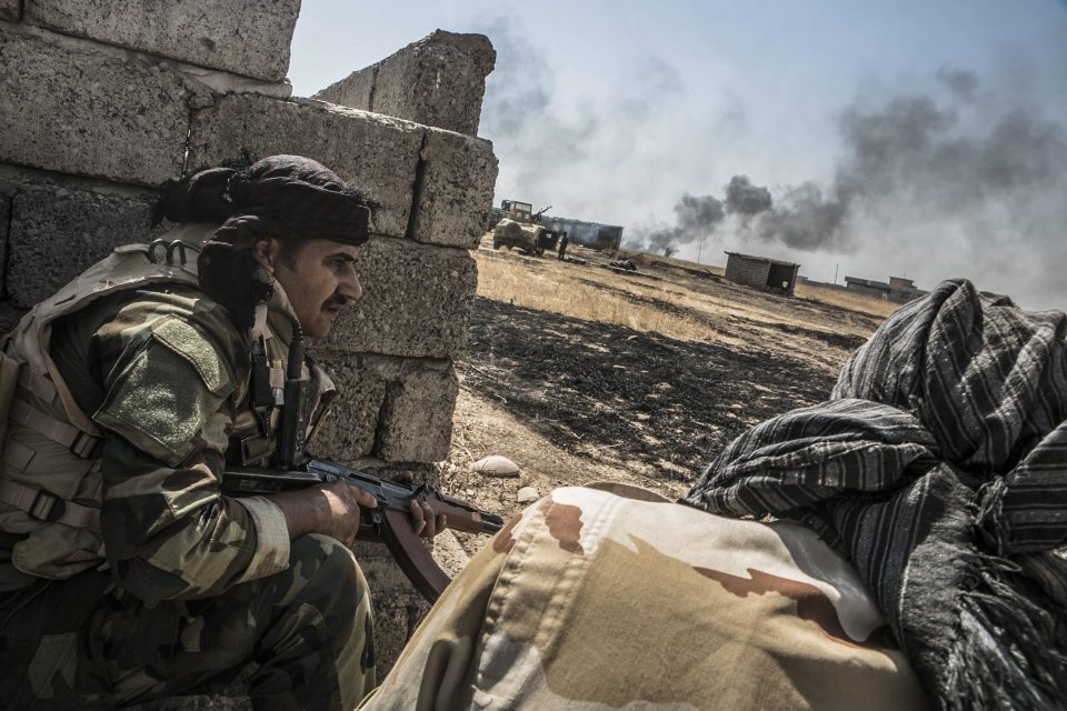  Kurdish peshmerga forces have been advancing on Mosul over recent days