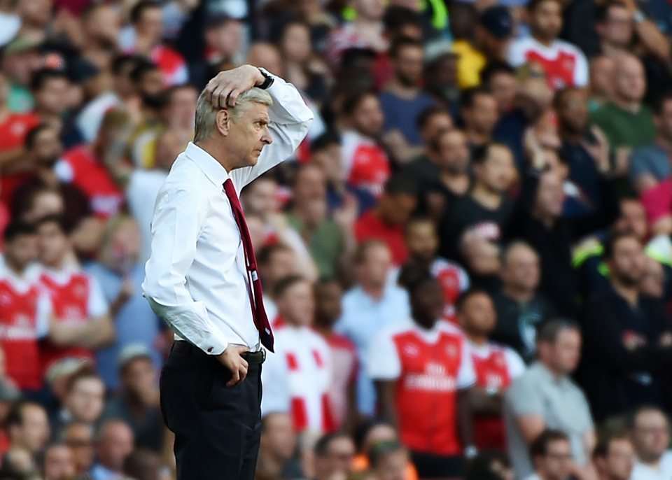  Arsenal's defensive performance left Wenger scratching his head