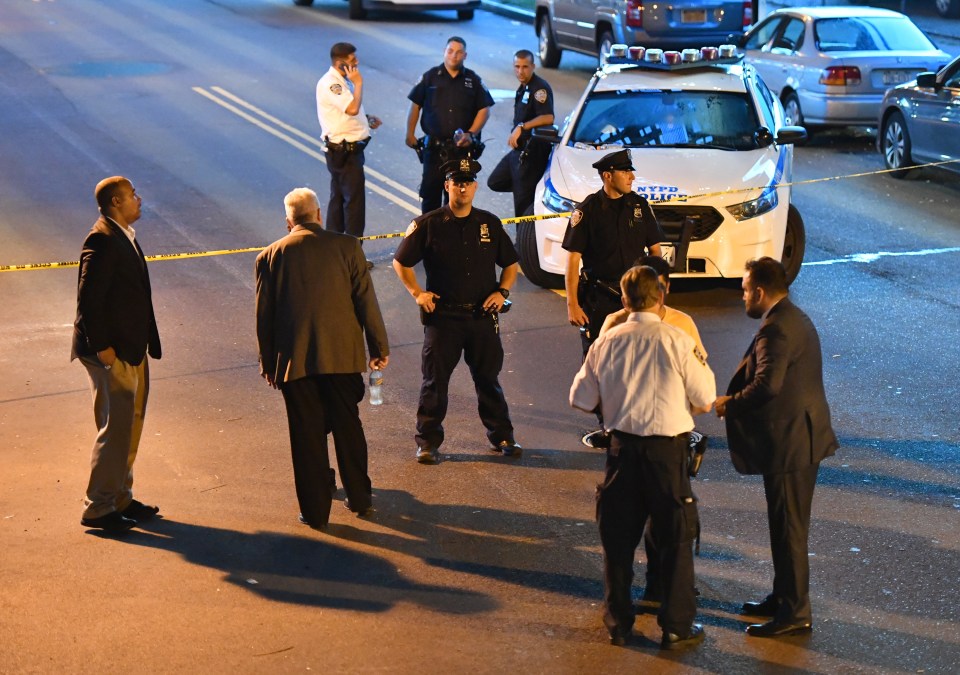  Police have said the victims were victims were walking northbound on 79 Street but were shot as they were turning onto Liberty Avenue