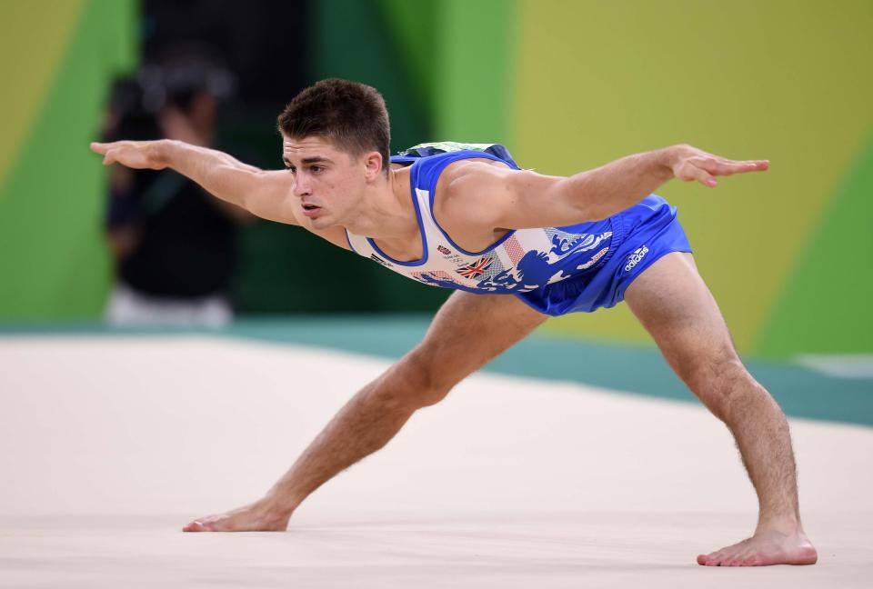  His first gold was for the men's floor exercise