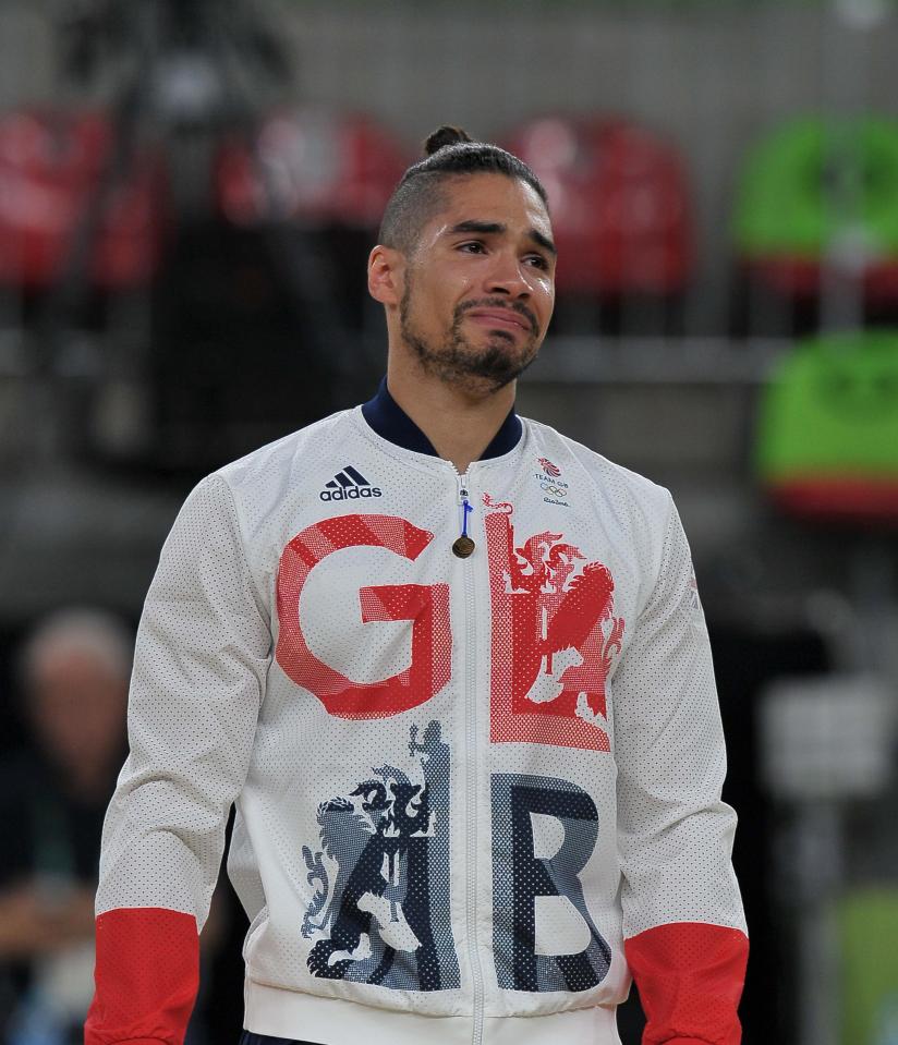  Louis Smith looks down in the dumps despite just winning Olympic silver in Rio