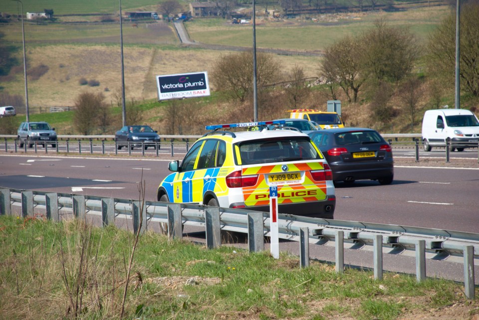  Shock speed ... Hayward drove dangerously at speeds of up to 125mph with two young kids in his car