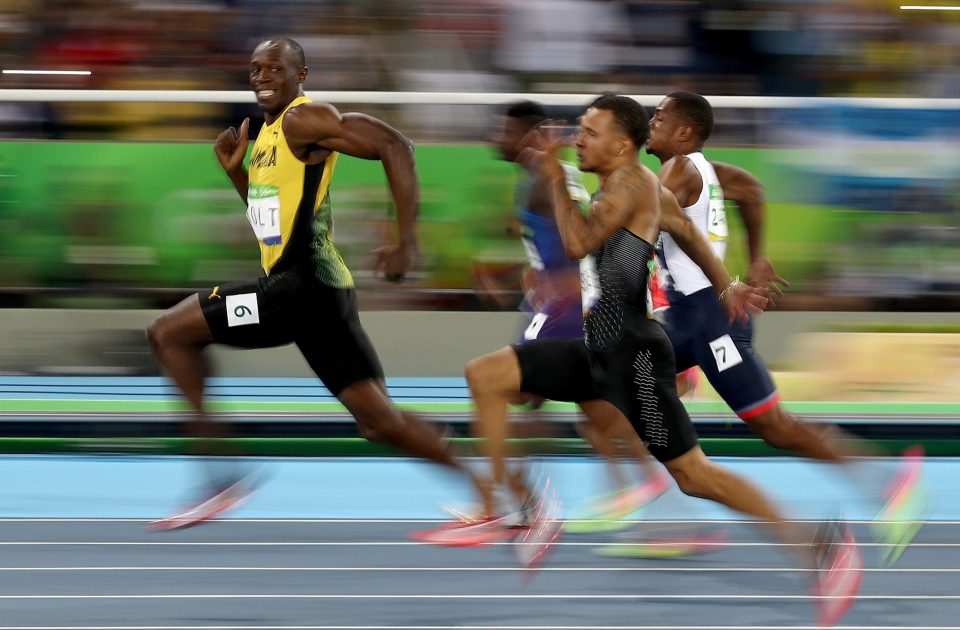  Usain Bolt left all his rivals trailing in his wake at Rio 2016