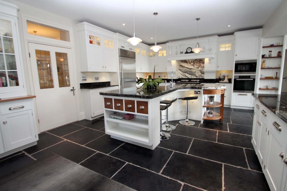 The luxury home comes with a recently refurbished kitchen