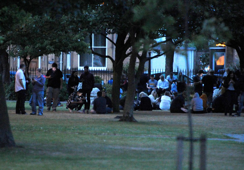  Hordes of Pokemon lovers descend on the memorial gardens at all hours of the day and night