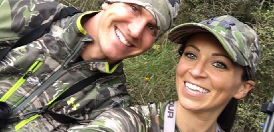  Bowmar and his wife Sarah travel the world hunting big game