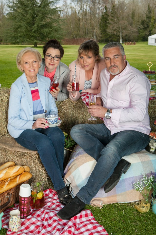  Get cooking ... Paul, Mary, Mel and Sue are bouncing back with a new series of Bake OFf