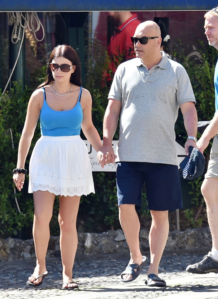  The couple were snapped holding hands as they did some sight-seeing