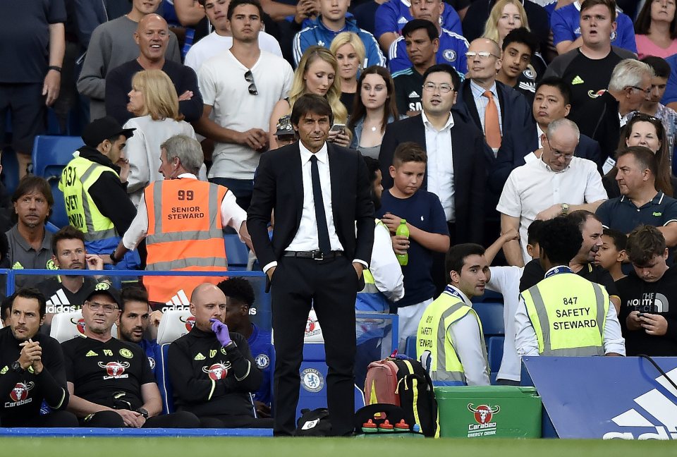  Antonio Conte is a picture of calm ahead of Chelseas game with West Ham