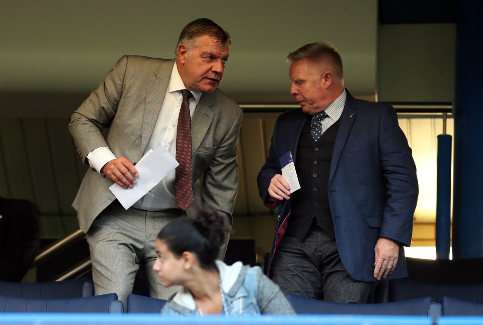  Sam Allardyce and Sammy Lee will be in attendance to watch England U21s on Tuesday