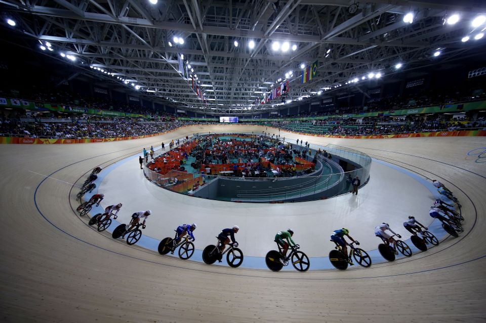  Action from the Men's Omnium as Cavendish takes silver