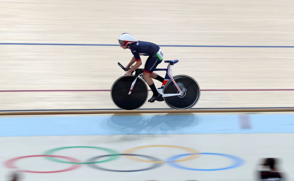  Trott is in prime position to add to her gold in the team pursuit