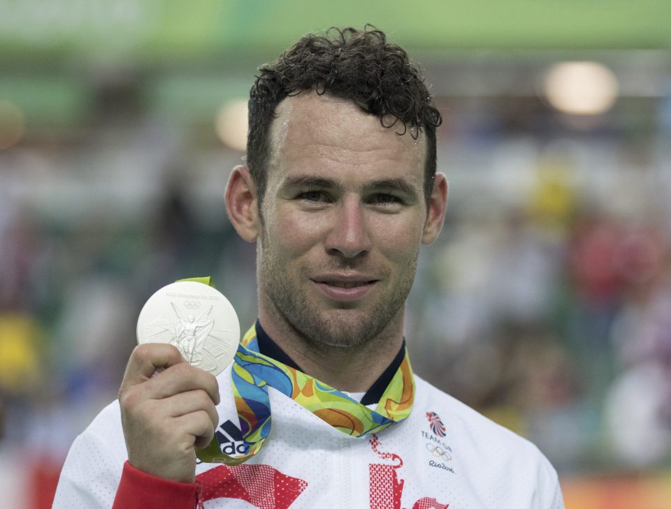  Mark Cavendish won his first ever Olympic medal with silver in the Omnium