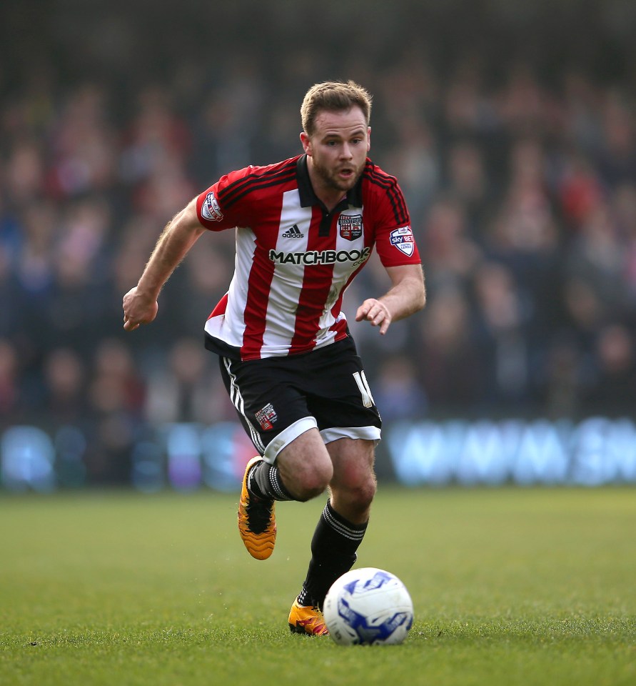  Brentford midfielder Alan Judge could be next through the door at Newcastle