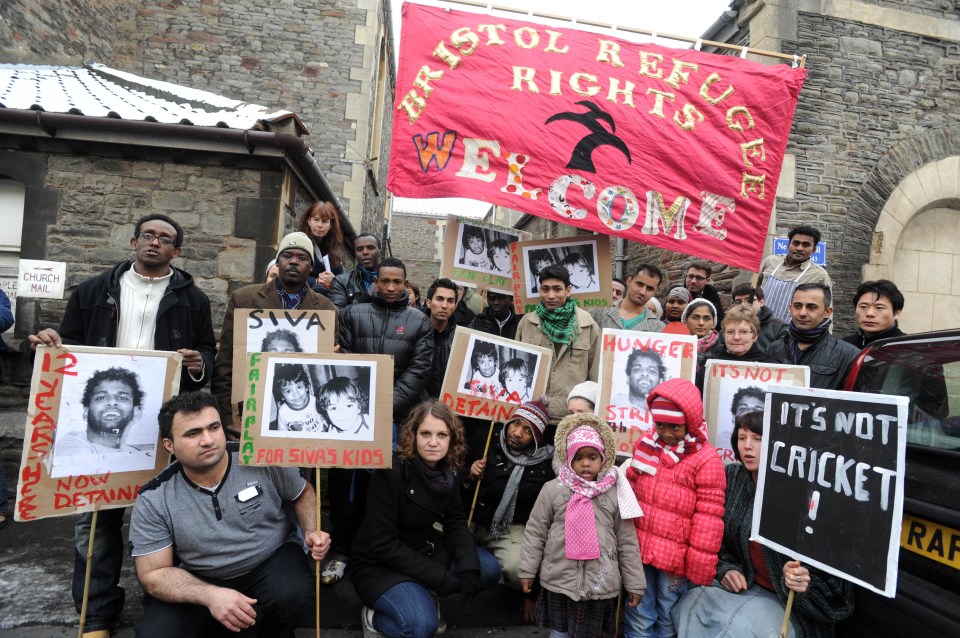  Protest against the deportation of Sivarajah Suganthan in Bristol in 2010