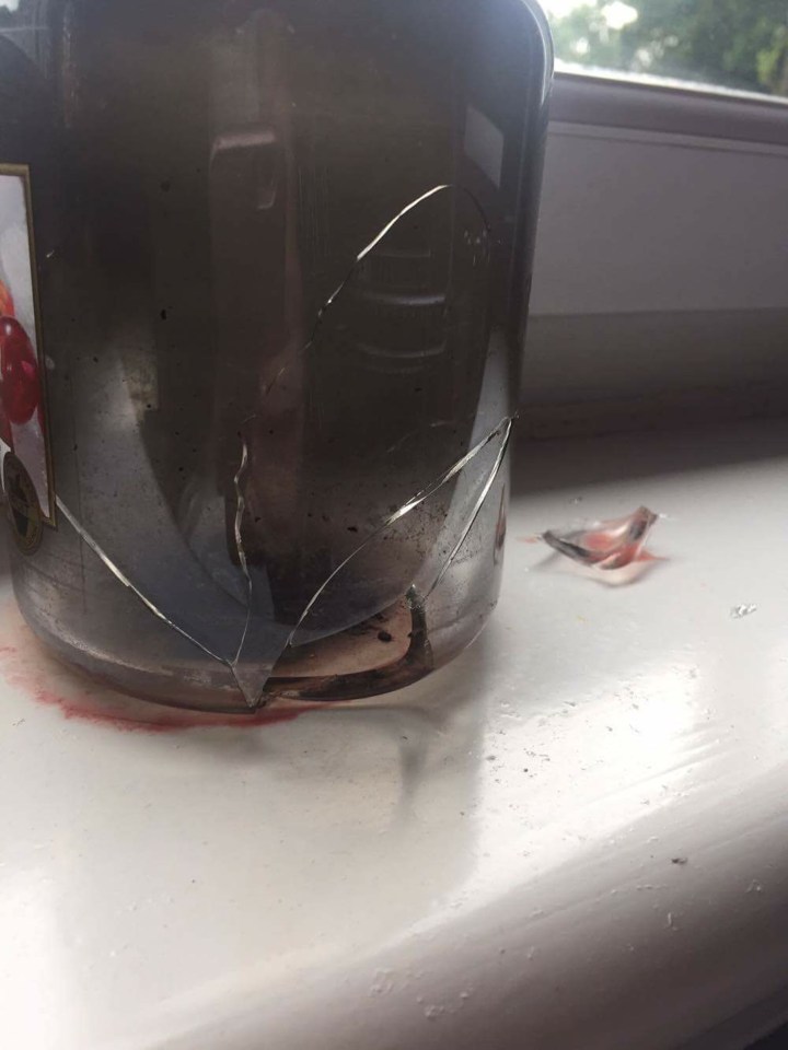  Yankee have said the candle blew up because it had "completed its burn" and all of its products "are designed to burn leaving at least 1.5cm of wax at the bottom of the jar"