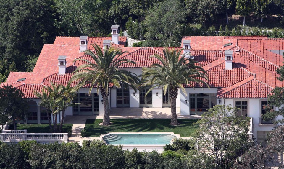  The Beckhams' LA pad, in Beverley Hills, California