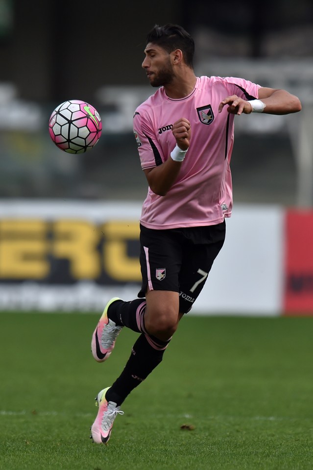  Palermo defender Lazaar could be on his way to West Ham