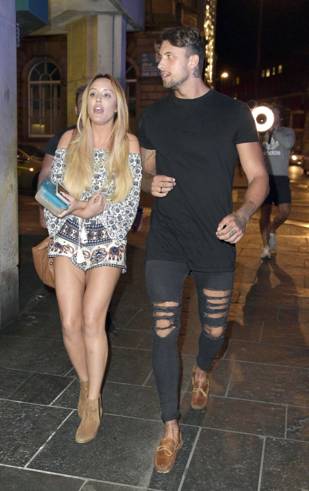 EXC - Charlotte Crosby and Brad Skelly Date Night in Newcastle