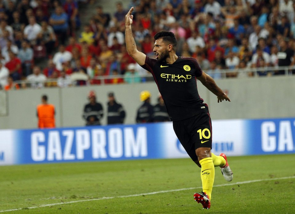  Sergio Aguero had a green laser pen shone into his eyes from a member of the crown in Romania and missed to spot-kicks