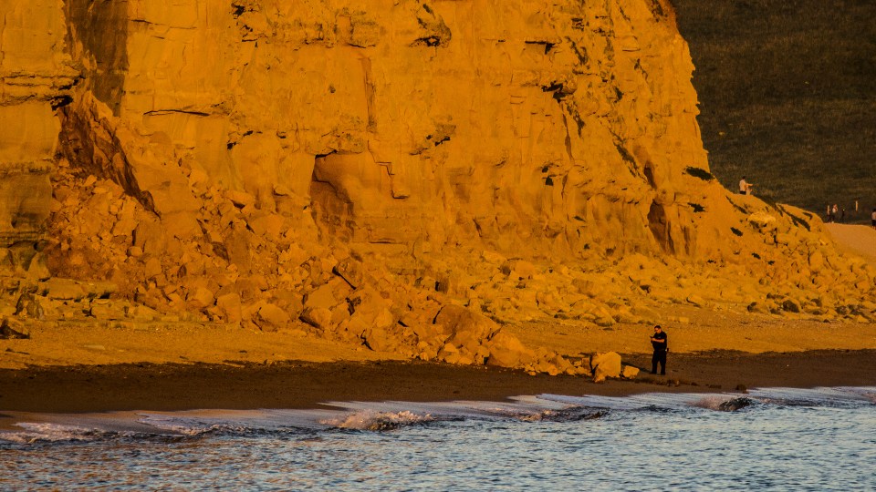  The police said "landslides and rock falls can happen at any time and without warning"