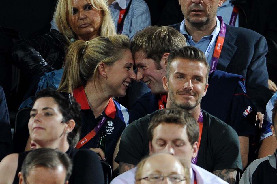  They first went public at the London 2012 Olympics when they were snapped smooching behind David Beckham