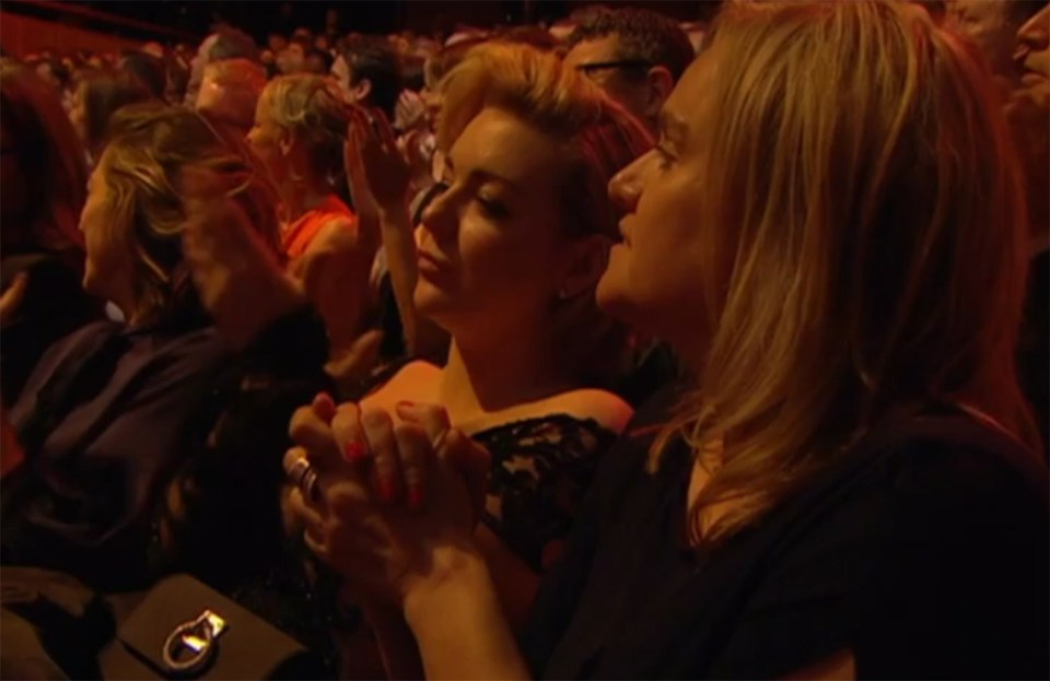  Sheridan Smith looked less than impressed when The C-Word failed to win a BAFTA