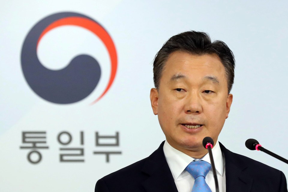  South Korean Unification Ministry spokesman Jeong Joon Hee speaks about a senior North Korea diplomat's defection