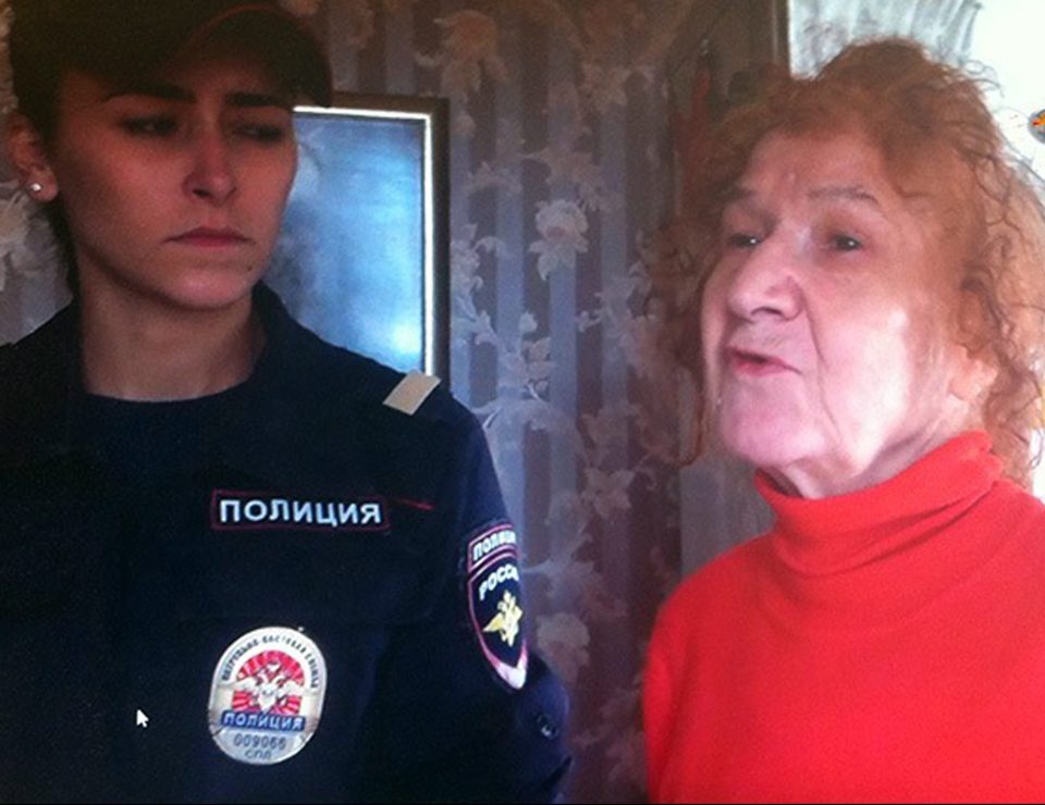  Samsonova talks to investigators about the brutal murder