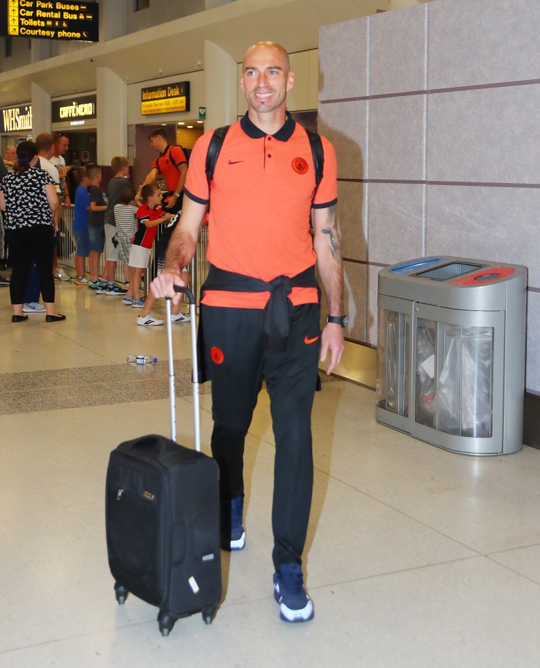  Willy Cabellero was all smiles after his clean-sheet in Romania