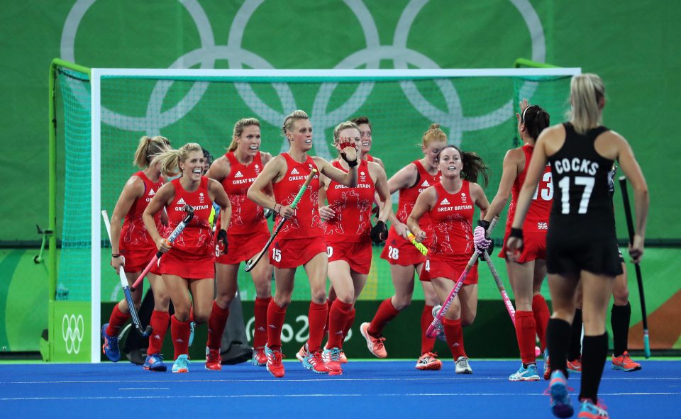  Great Britain's women moved into the final of the hockey after beating New Zealand