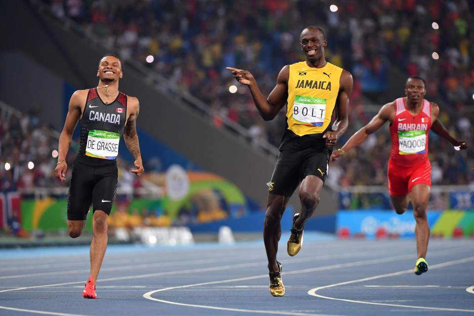  Usain Bolt moved into the final of the men's 200m after winning his semi