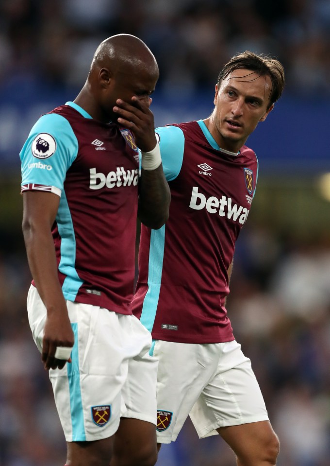  Andre Ayew faces months out after picking up a thigh problem against Chelsea