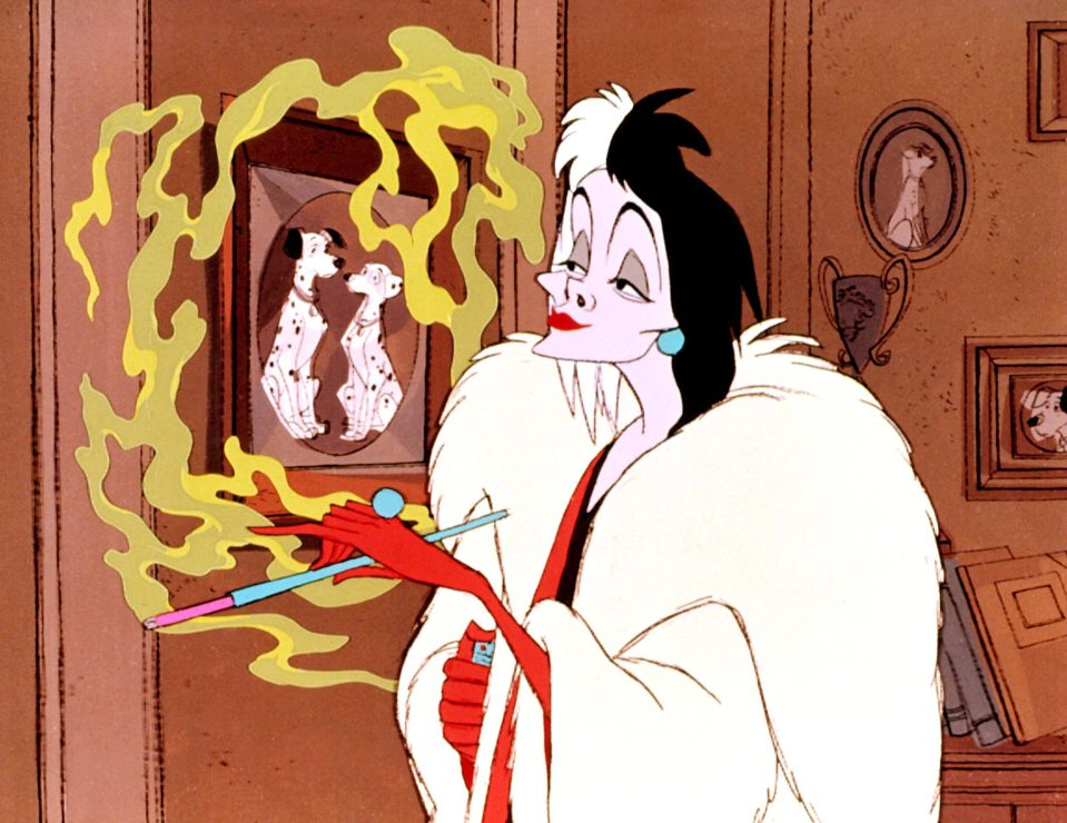  The 101 Dalamatians villain Cruella De Vil is getting her very own film - but her cigarette won't be there