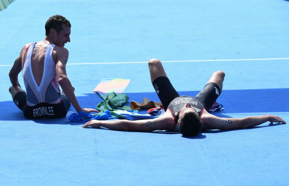  Their tiring training routine includes "aqua jogging" - running on treadmills under water