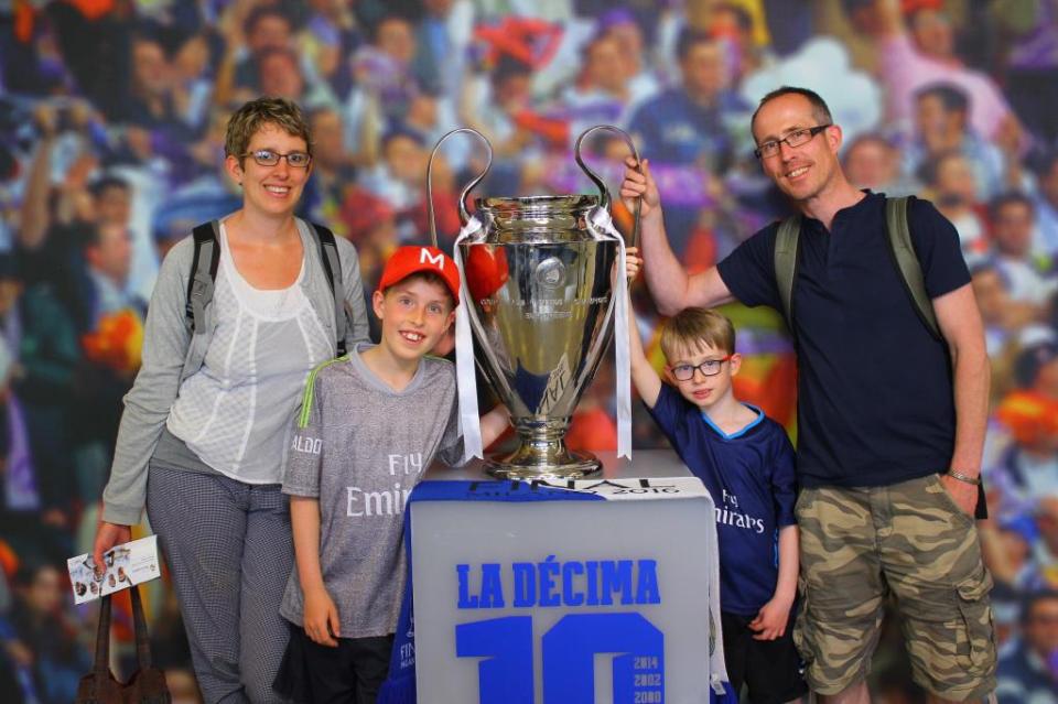  Hannah Manchester and Neil Hynes with their sons Issak and Liam who they took on holiday to Spain during term time and faced a fine