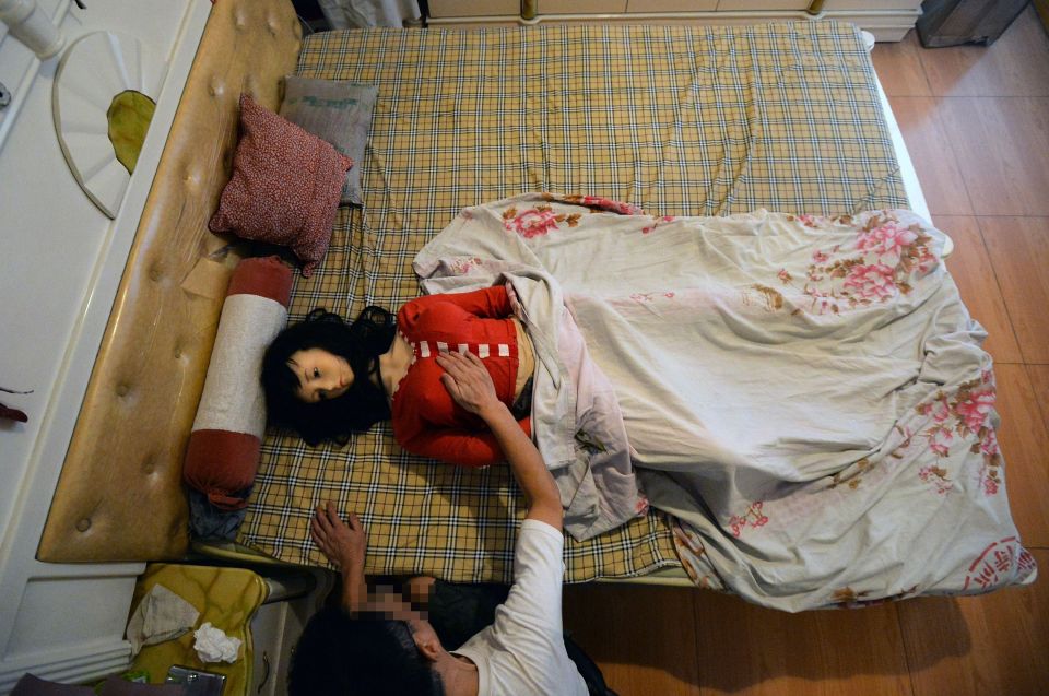  He says he believes his beloved wife's soul now inhabits the doll