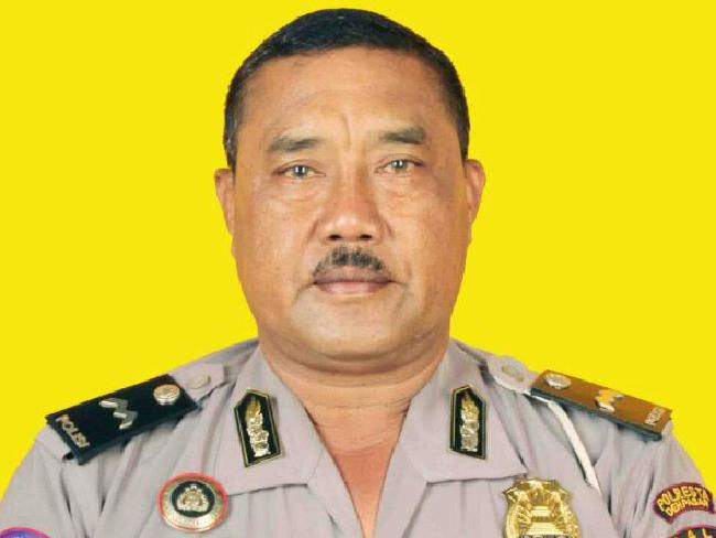  Bali police officer Wayan Sudarsa, 53, was found dead at the beach