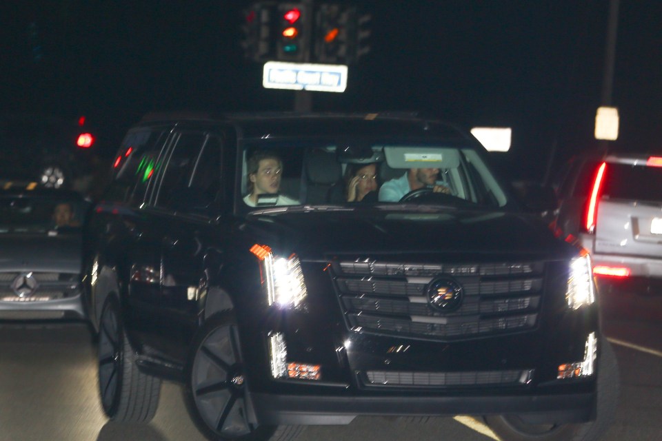  They all jumped in the family car and headed home