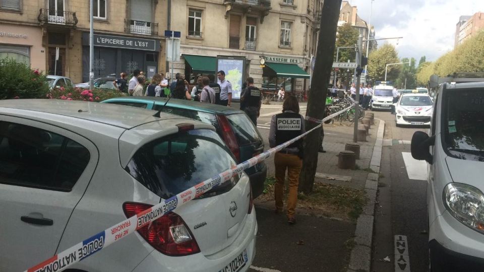  A Jewish rabbi was stabbed in broad daylight in the French city of Strasbourg today