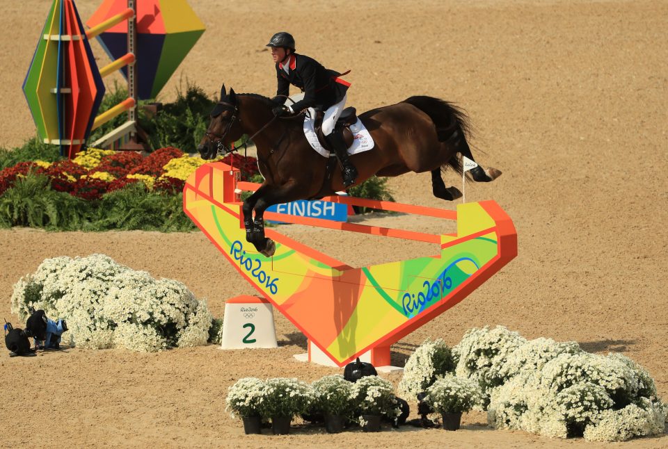  Brit rider Ben Maher fights in vain for a medal in the equestrian