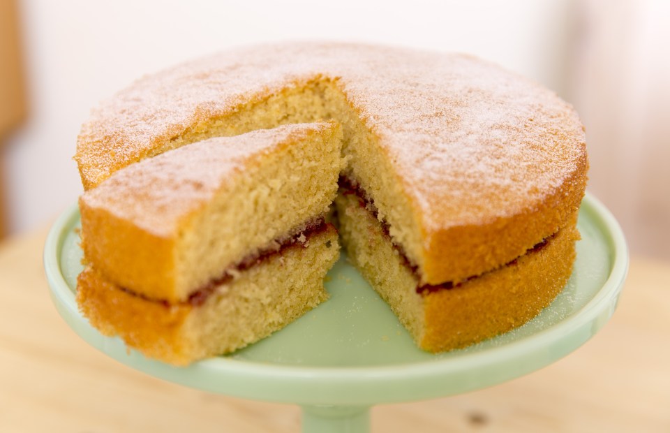  A Victoria sponge can be made easily with store cupboard ingredients and not too hard to pull off